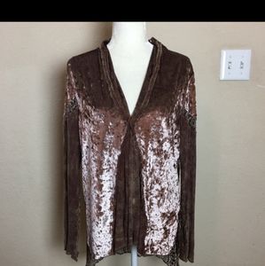 Gimmicks velvet lace top